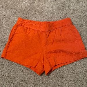 J. Crew Harvest Orange Pull Up Shorts